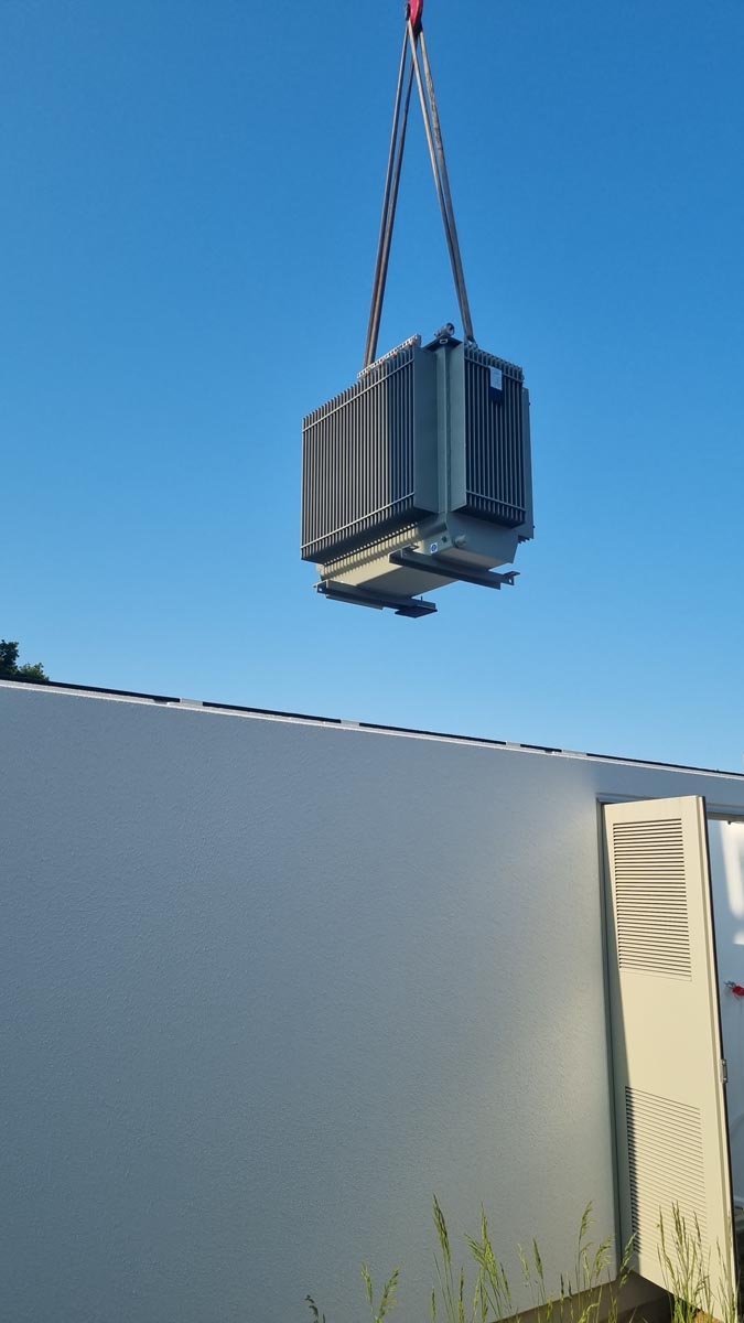 Mittelspannungstransformatorentausch
